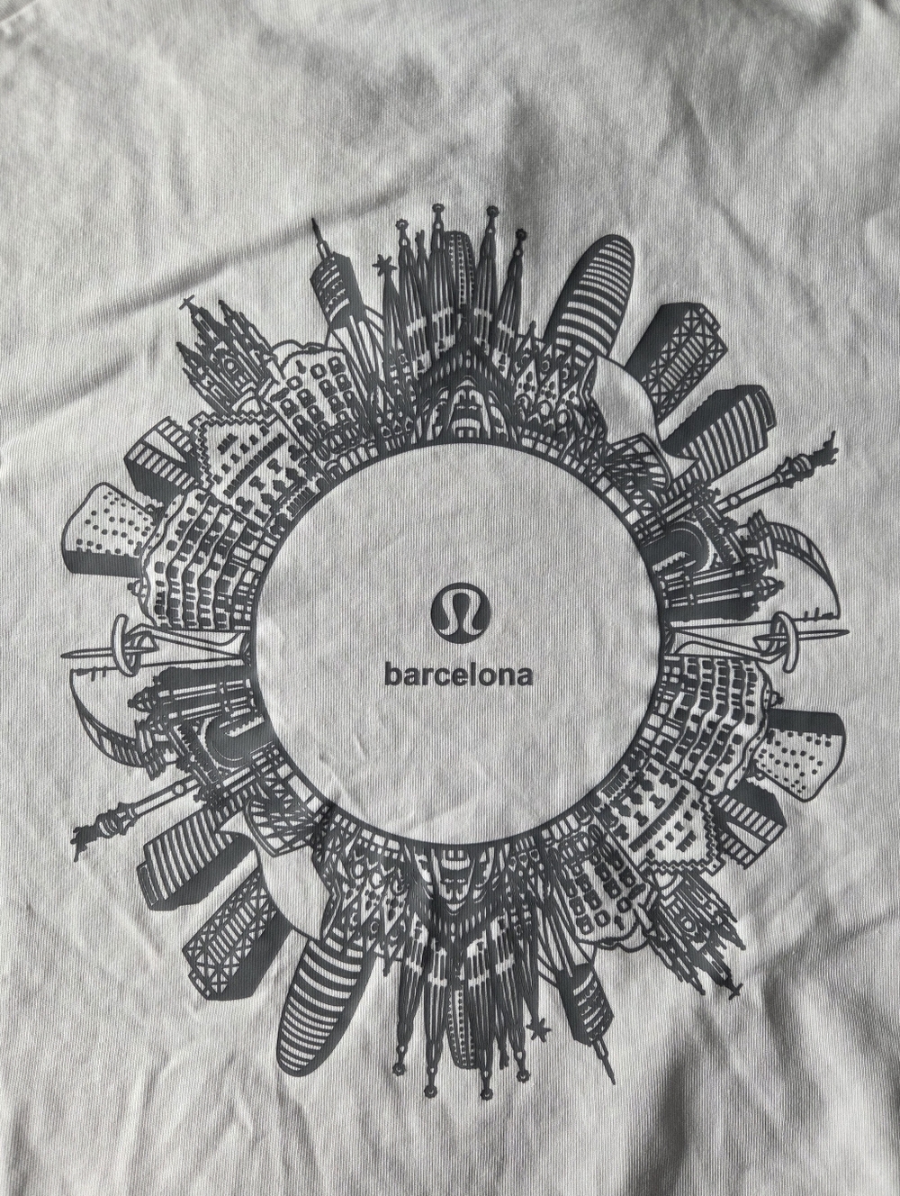 Mens Lululemon Barcelona Exclusive Heabyweight T Shirt